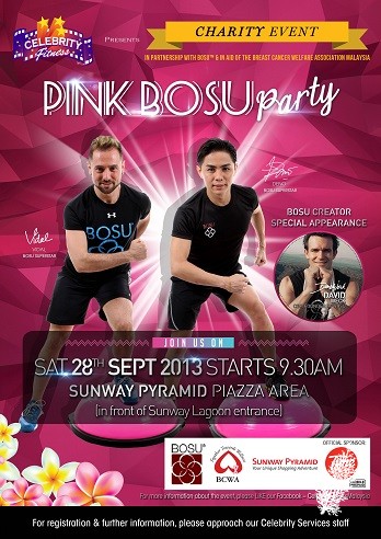 CF - Pink Bosu Party - Event Poster