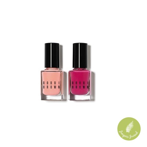 Nail Polish in Ballet Pink (L) & Pink Peony (R)