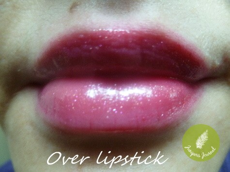 over lipstick