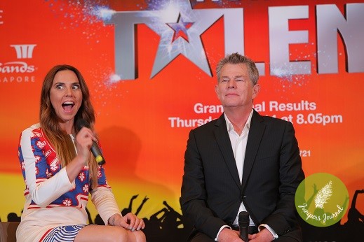 (L-R) Asia's Got Talent judges, Melanie C. and David Foster (4)