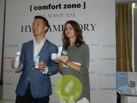 Mr. Samuel Cheang, GM of Luscious Solutions Sdn Bhd & Ms. Helena Holden, International Training and Education Manager of [ comfort zone ]