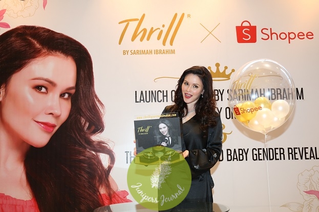 Che Puan Sarimah Ibrahim, Founder, Thrill by Sarimah Ibrahim announced that her makeup collection Thrill by Sarimah Ibrahim will be made available online exclusively on Shopee