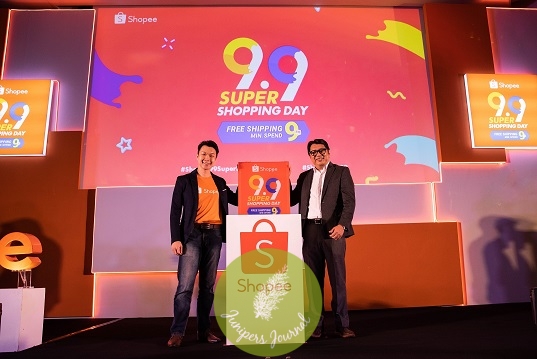  Zed Li (left), Head of Business of Shopee Malaysia with Song Hock Koon (right), Director of E-Commerce MDEC at the Shopee 9.9 Super Shopping Day Launch