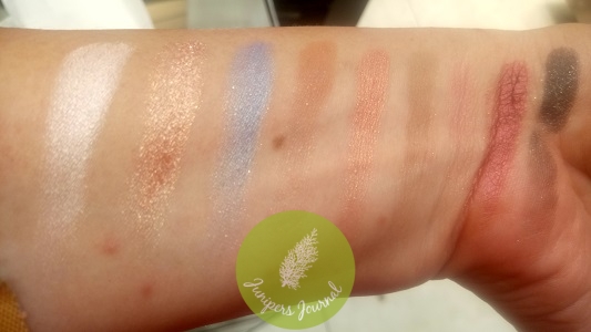 Now And Zen Eyeshadow Palette swatches