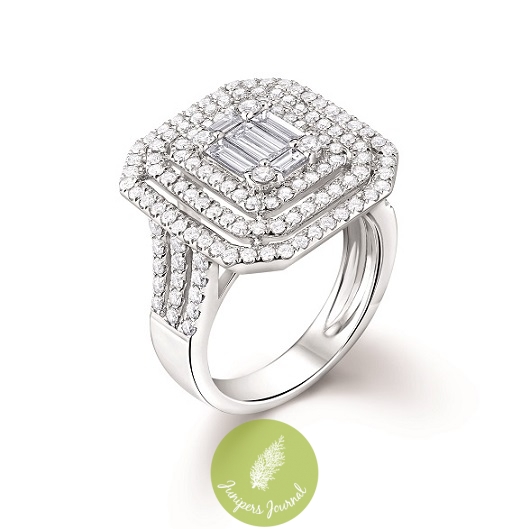 White Gold & Diamond Ring