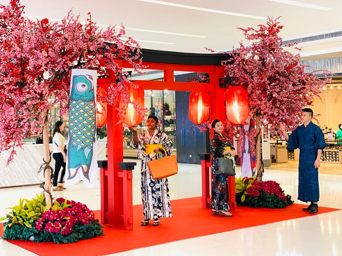 Be greeted by Japan inspired décor at Da Men Mall this July