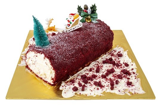 Red Velvet Log Cake 500gm/RM45.90
