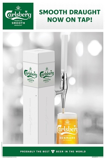 In pursuit of better, Carlsberg Smooth Draught brings innovation to yet another level introducing Smooth Draught now on tap