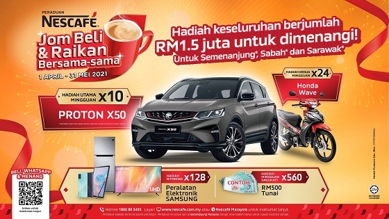 The Peraduan Jom Beli & Raikan Bersama-sama offers Malaysians the opportunity to win amazing prizes, including the much-awaited Proton X50 SUV