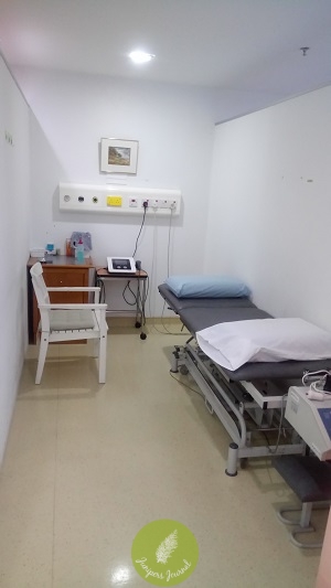 Room for ultrasound treatment