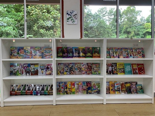 Mini library at SK Bukit Pantai to promote good reading habits among students