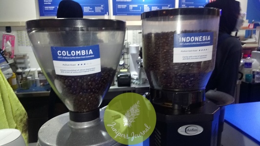 Colombia and Indonesia beans