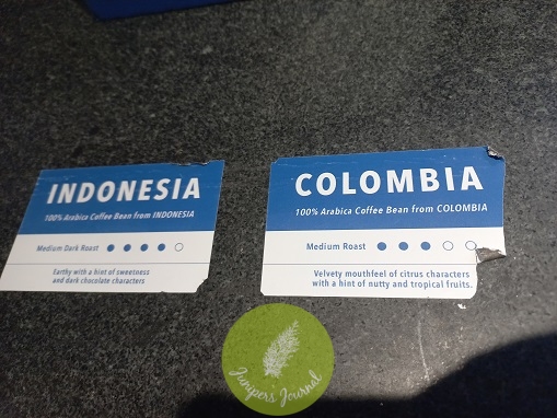 Choice of Indonesia or Colombia beans