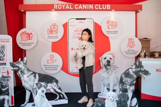 Paws Day Out Royal Canin Club booth