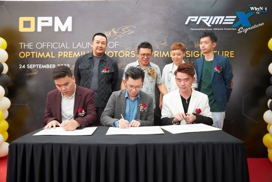 MOU Signing between Optimal Premium Motors and PrimeX Signature Sdn. Bhd and TOC Automotive College (TOC)