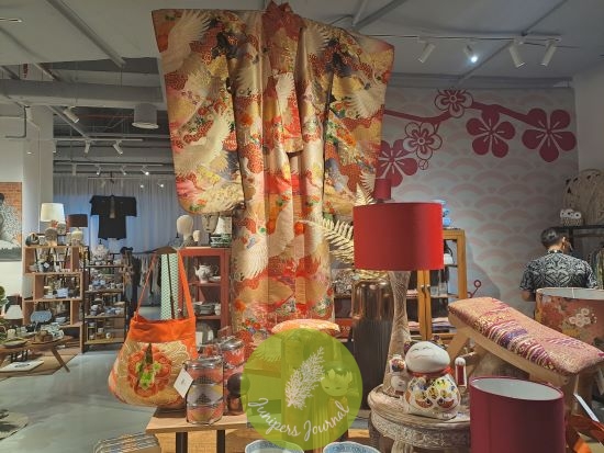 This magnificent kimono would look great in anyone's residence