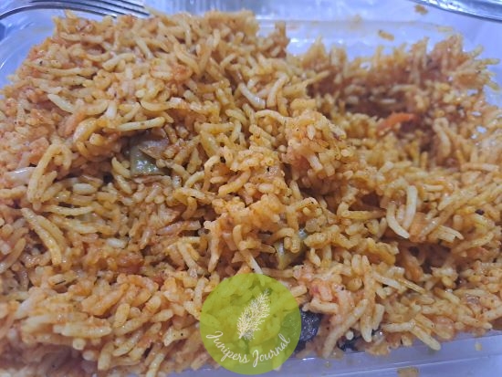 The overwhelmingly spicy briyani