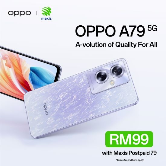 OPPO A79 5G Now Comes With Irresistible Packages At Maxis And CelcomDigi –  Get Your Device For As Low As RM99 - junipersjournal