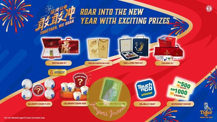 Tiger Beer Malaysia Unveils CNY 2026 with Bold New Festive Collectibles Inspired by the spirit of 敢敢冲 (Dare to Charge Forward)