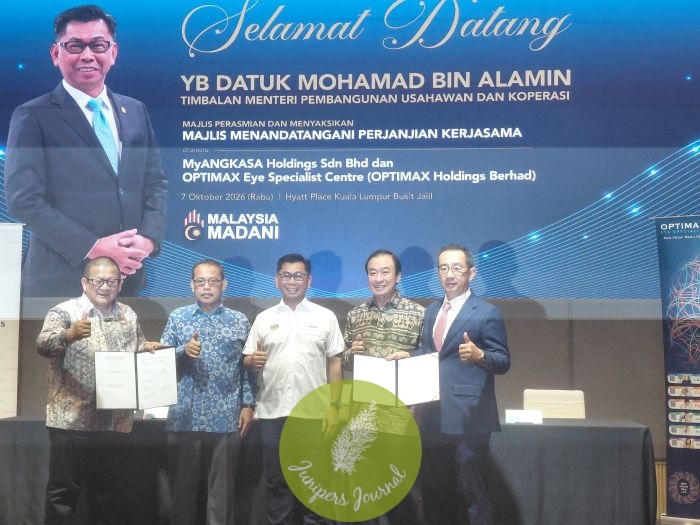 Optimax And MyANGKASA Holdings Strengthen Collaboration In Eye Care Services