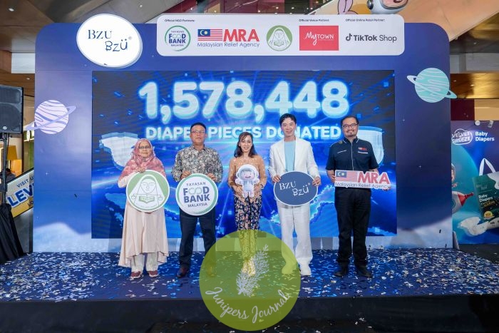 BZU BZU Sets Malaysia Book Of Records Milestone With 30,000 Diaper Packs Donated To Bring Comfort To Every Baby