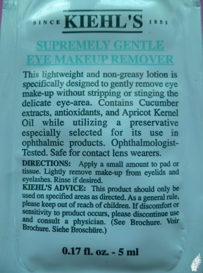 Kiehl's Supremely Gentle Eye Makeup Remover