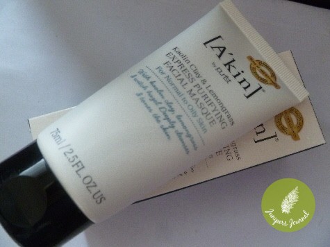 A’kin Kaolin Clay & Lemongrass Express Purifying Facial Masque