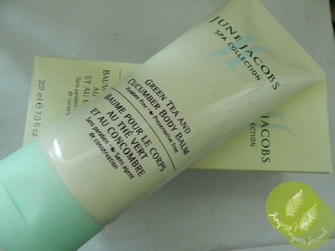 June Jacobs Green Tea And Cucumber Body Balm