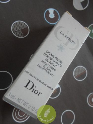 Diorsnow Fresh Creme Global Transparency