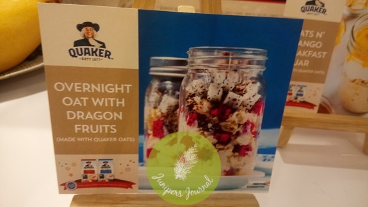 Overnight Oat With Dragon Fruits Courtesy Of Quaker Oats