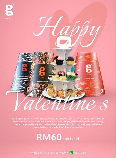 G Hotel’s Happy Valentine’s Afternoon Tea Set