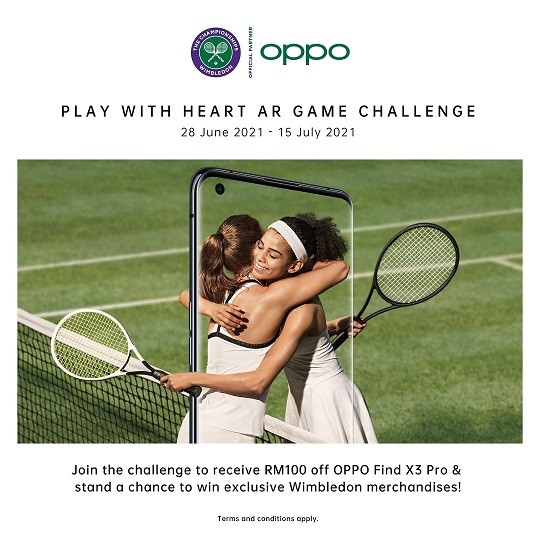 OPPO Launches #PlayWithHeart Campaign With Tennis-Themed Instagram AR Game