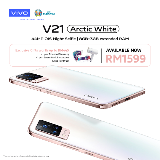vivo Unveiled The Special Edition Of V21 Series With A New Colour Variant – Arctic White