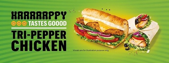 Subway Malaysia Introduces New Endorphin-Boosting Flavours With The Tri-Pepper Sub